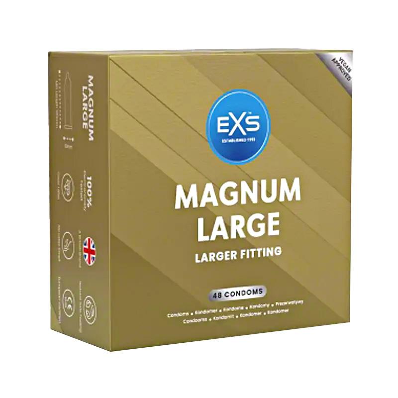 EXS Magnum Large pack Kondomy 48 ks - kvalitní a pohodlné kondomy