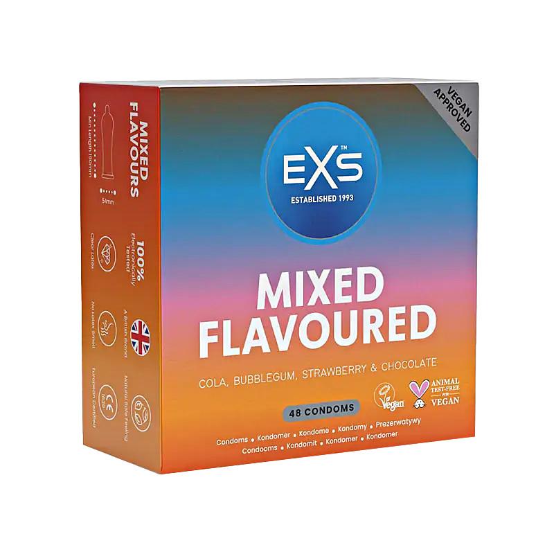 Levně EXS Mixed Flavours pack Kondomy 48 ks