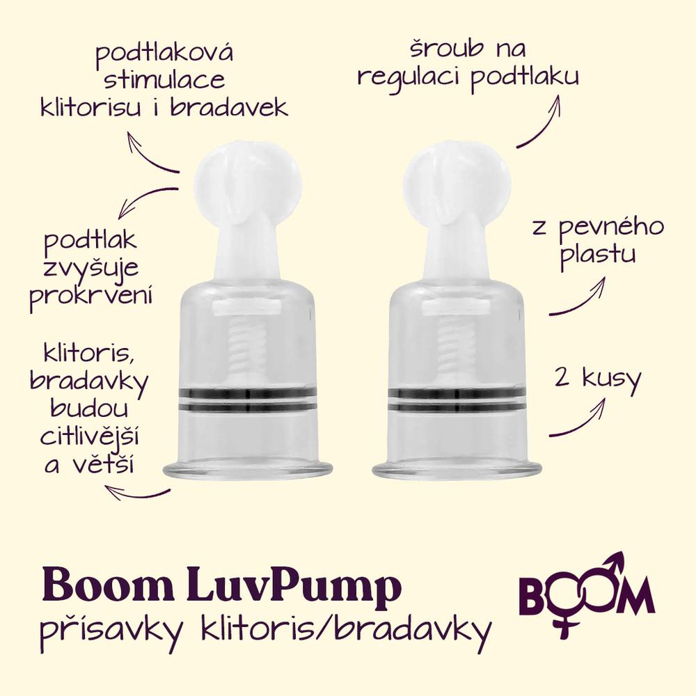 BOOM LuvPump vakuové přísavky na klitoris/bradavky průměr 4 cm -  2 ks - Image 2
