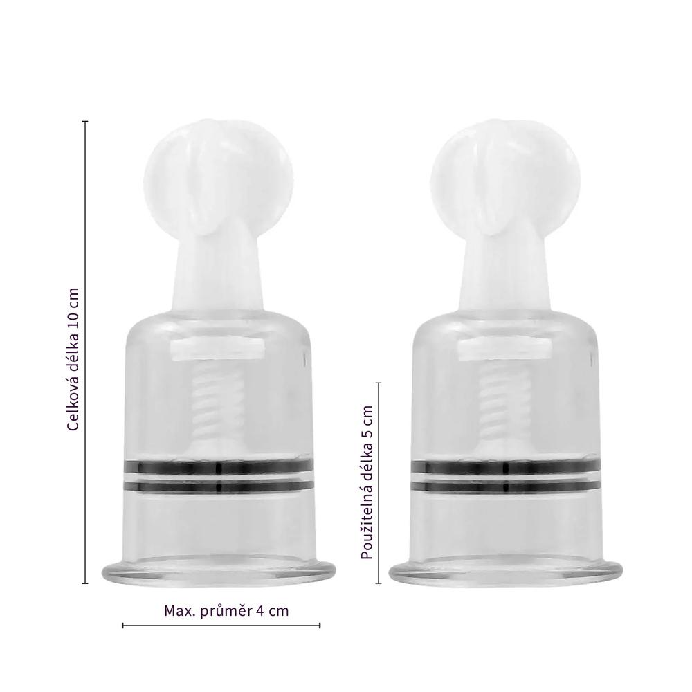 BOOM LuvPump vakuové přísavky na klitoris/bradavky průměr 4 cm – 2 ks