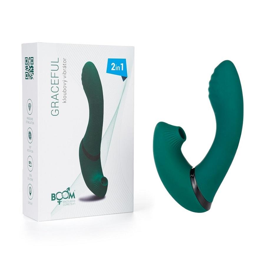 BOOM GRACEFUL kloubový podtlakový vibrátor