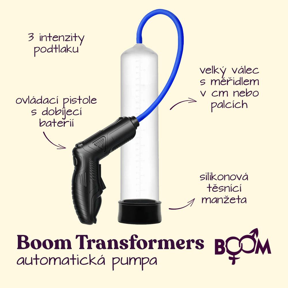 BOOM LuvPump Transformers automatická vakuová pumpa pro muže - Image 2
