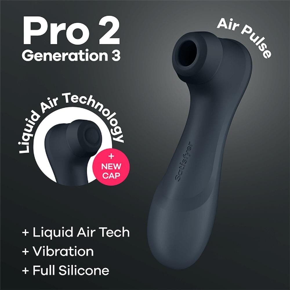 Satisfyer Pro 2 Generation 3 Stimulátor na klitoris - Black - Image 6