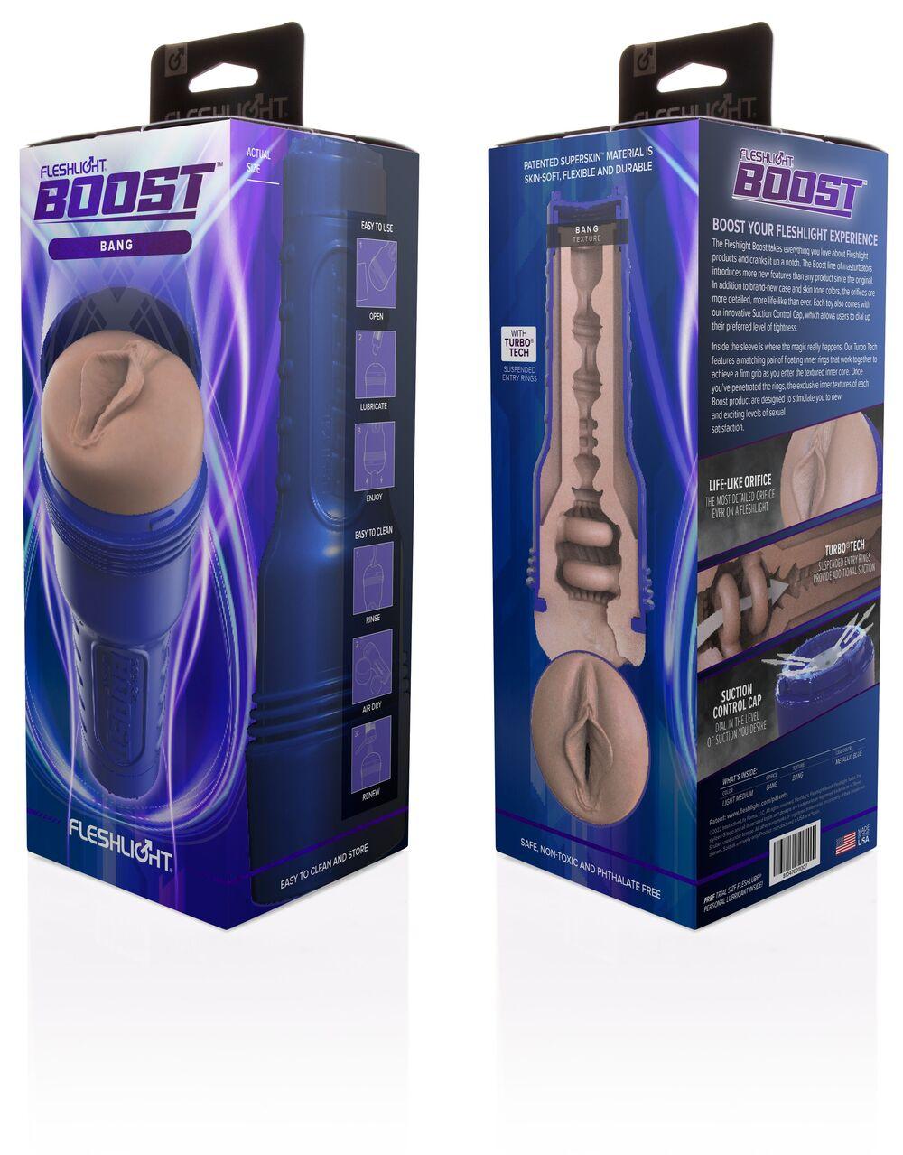 Fleshlight Boost Bang LM masturbátor Flesh - Obrázek 6