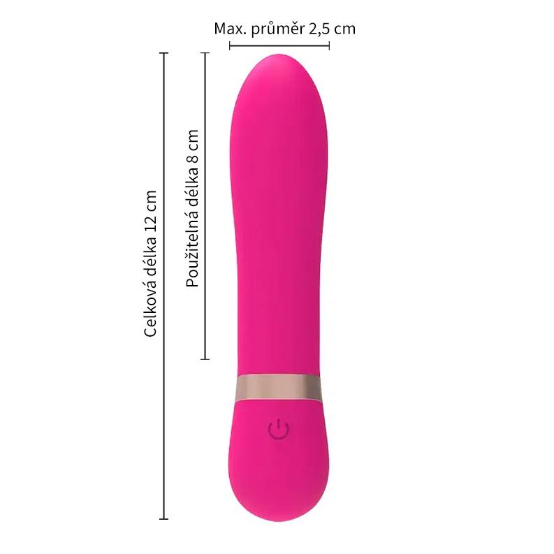 Olympia dobíjecí minivibrátor růžový - Image 2