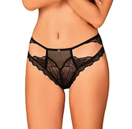 Obsessive Kalhotky Mibelia - černé: XS/S