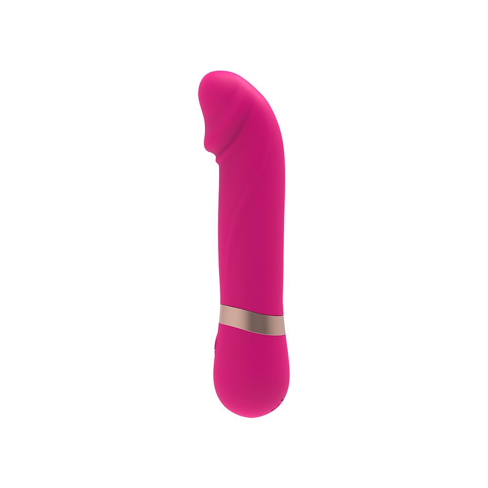 Lucius dobíjecí realistický minivibrátor růžový - Obrázek 3