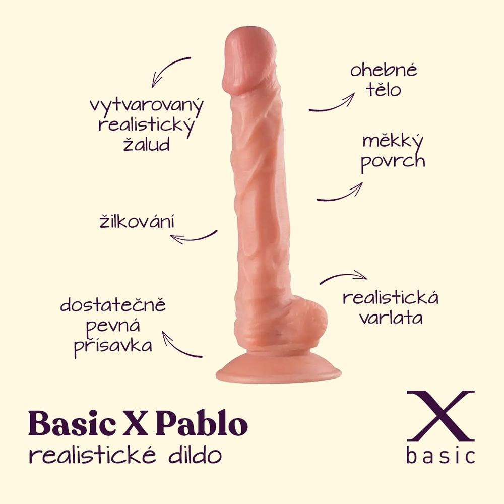 BASIC X Pablo realistické dildo tělové - Image 2