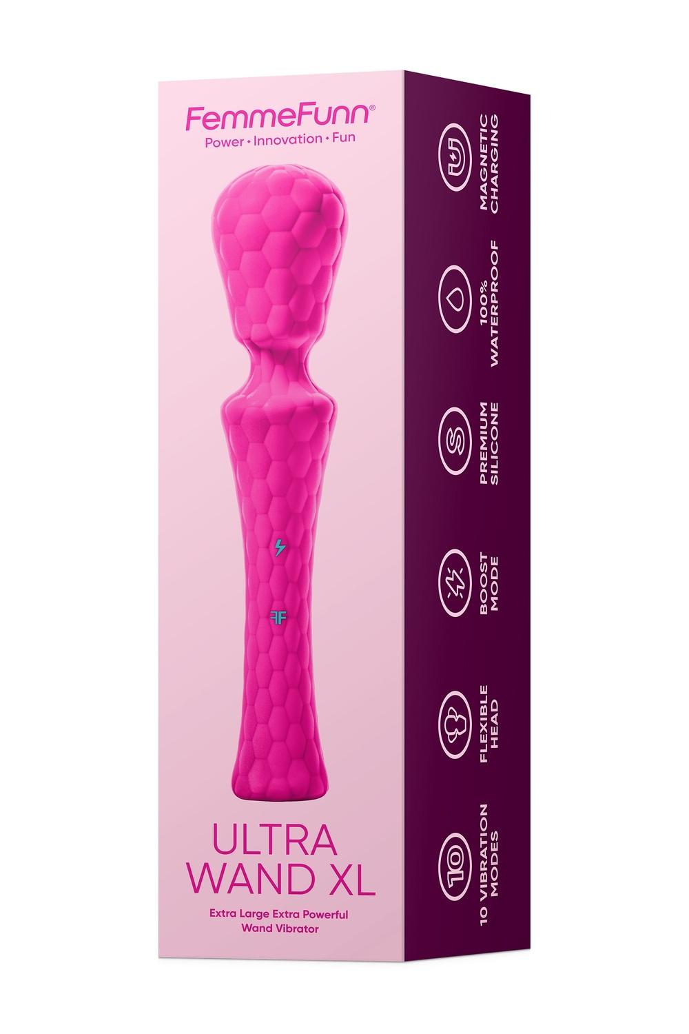 FemmeFun Ultra wand XL Masážní hlavice - Pink - Image 3