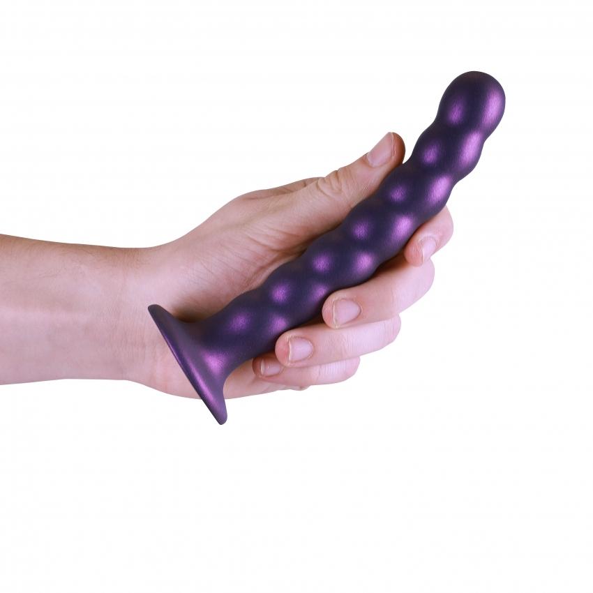 OUCH! Beaded silicone G-spot dildo 17 cm - Image 3