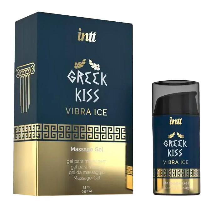 Levně intt Greek Kiss Vibra Ice Massage Gel 15ml
