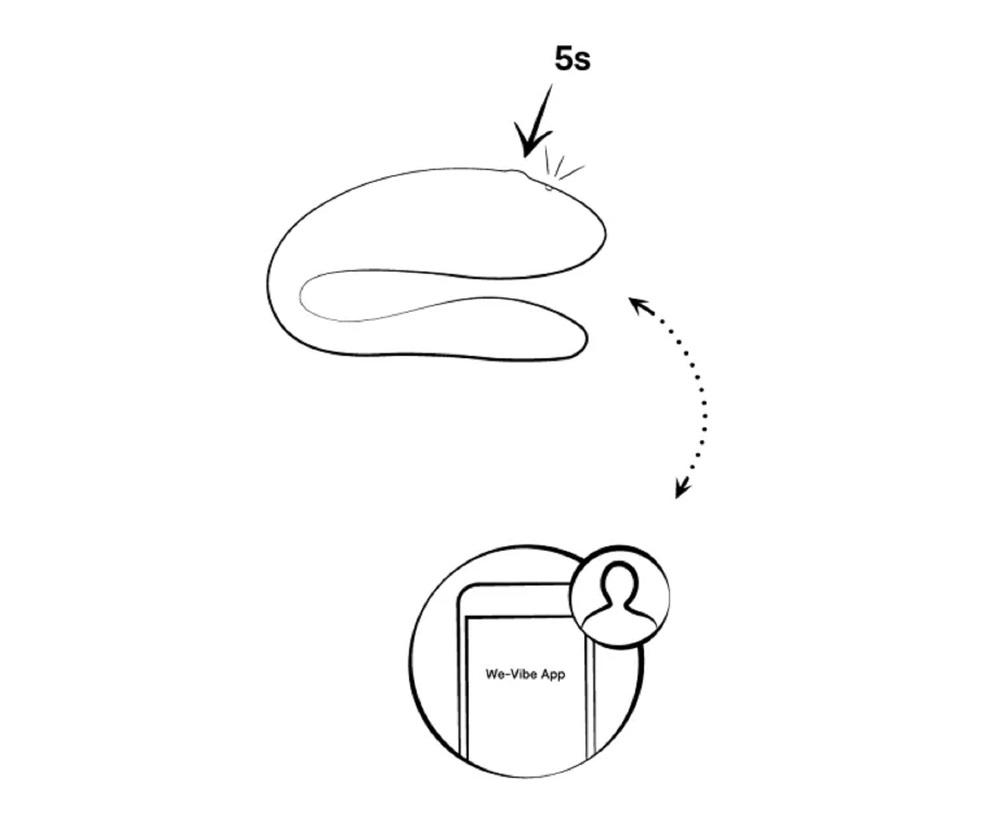 We-vibe Sync LITE Párový vibrátor – Aqua