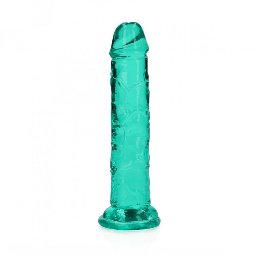 Realrock Realistické dildo s přísavkou 15,5 cm - tyrkysové - Image 6