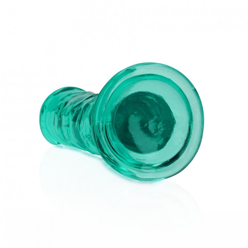 Realrock Realistické dildo s přísavkou 15,5 cm - tyrkysové - Image 3