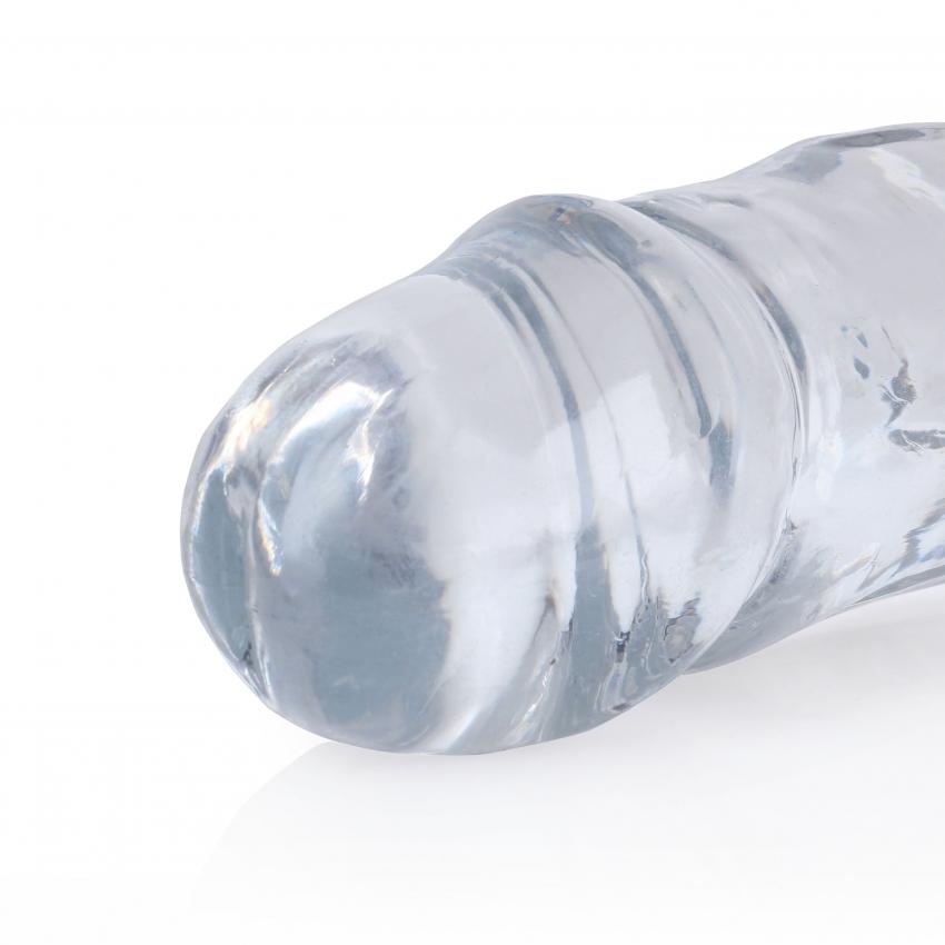 Realrock Oboustranné dildo 45 cm - transparentní - Image 3