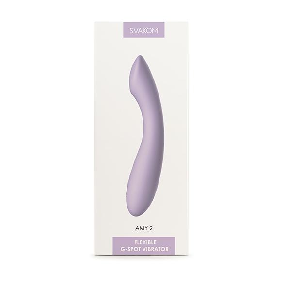 Svakom Amy 2 G-spot vibrátor - světle fialový - Image 4