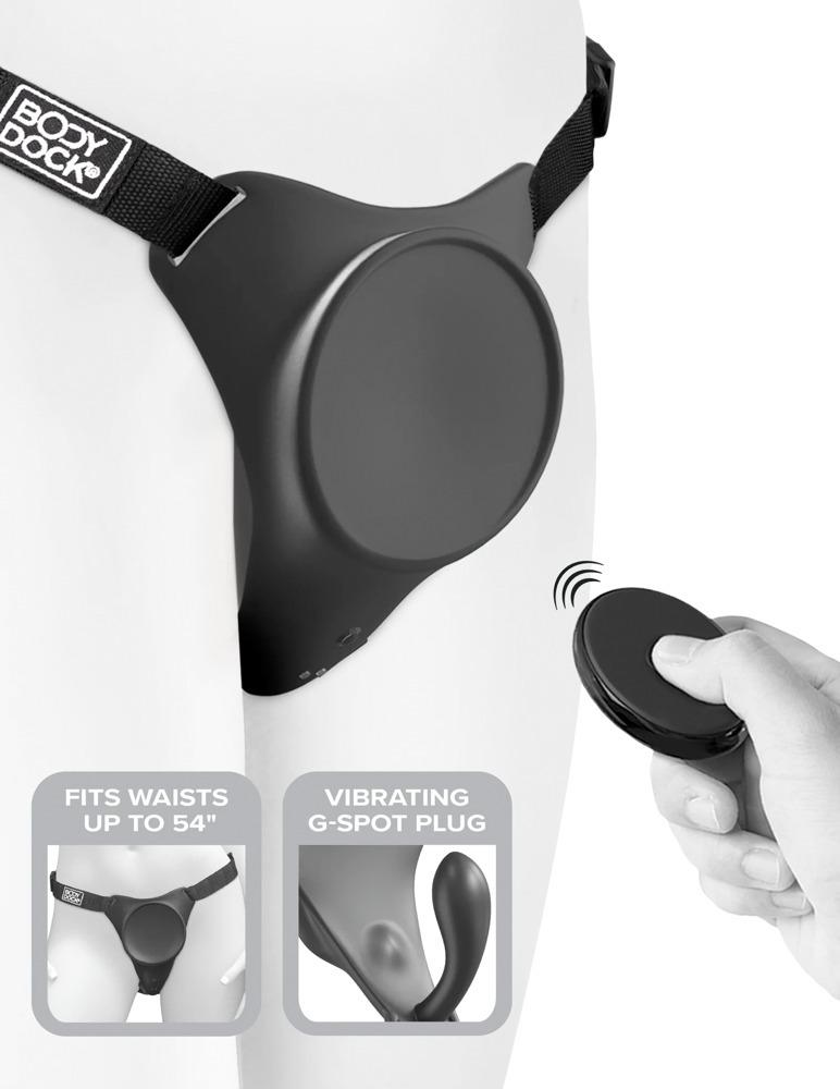 Body Dock G-spot Pro Strap-on postroj s vnitřním vibrátorem