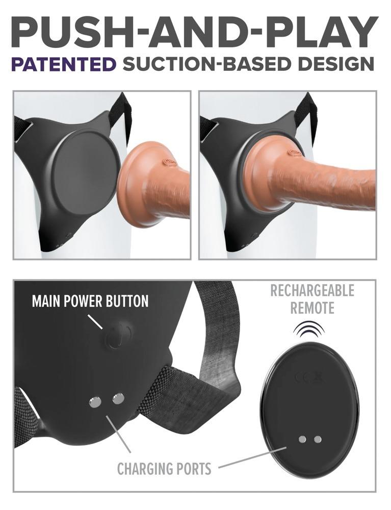 Body Dock G-spot Pro Strap-on postroj s vnitřním vibrátorem - Image 5