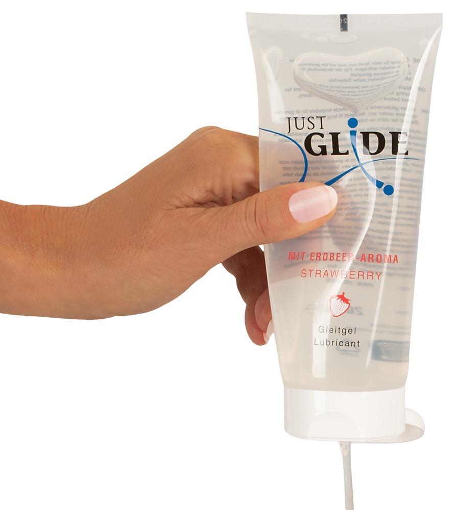 Just Glide Lubrikační gel - jahoda 200 ml - Image 3