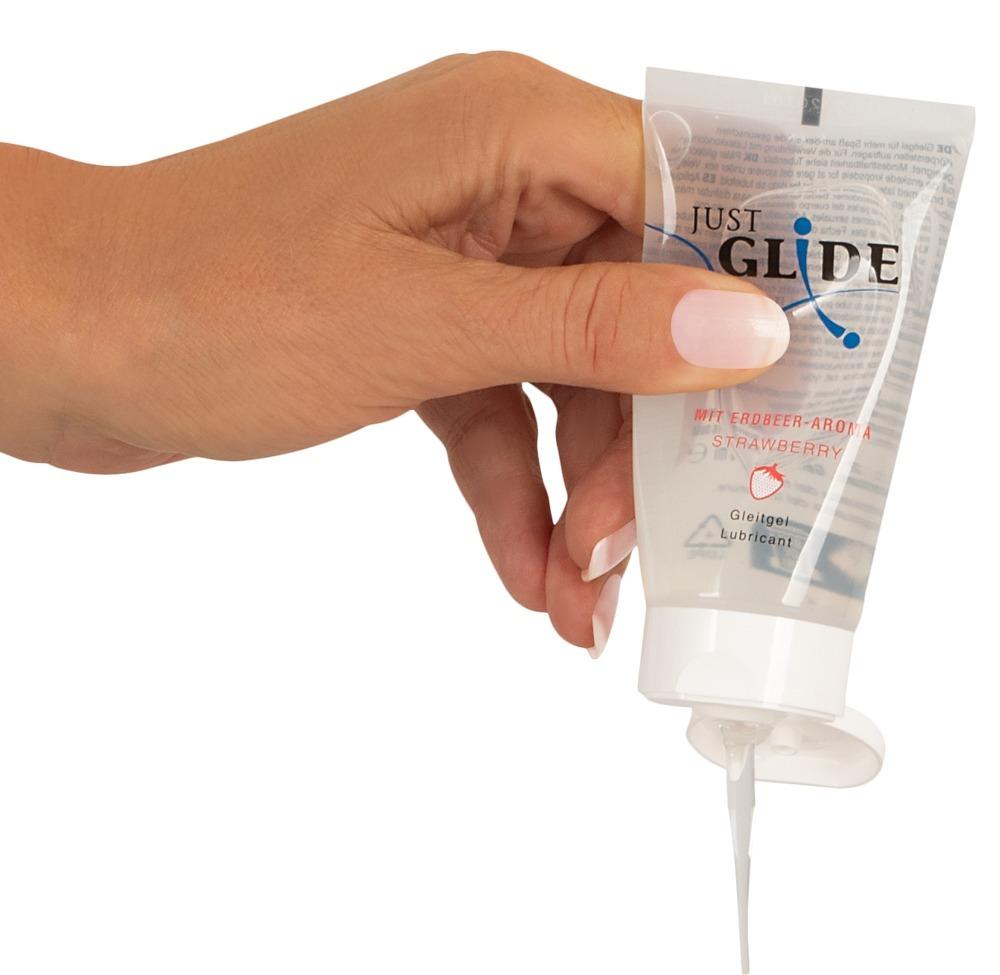 Just Glide Lubrikační gel – jahoda 50 ml