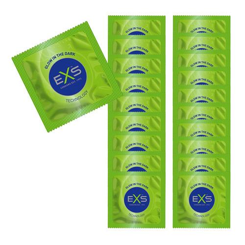 EXS Glow kondomy 20 ks