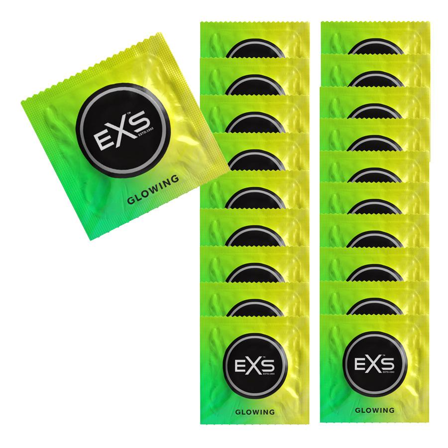 EXS Glow kondomy 20 ks