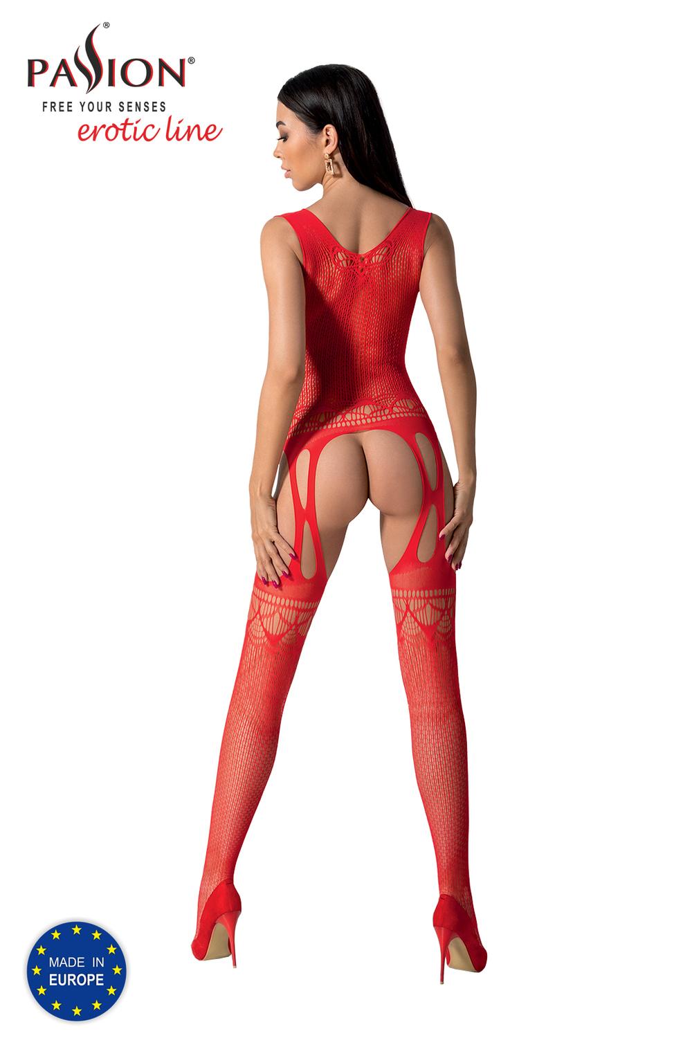 Passion bodystoking BS099 červený