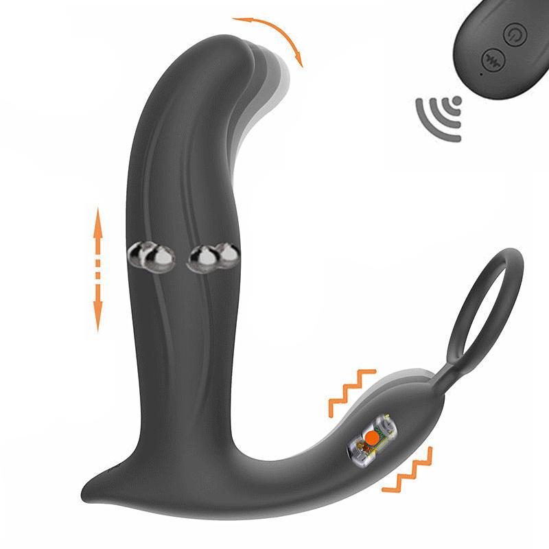 Levně BASIC X Jerry stimulátor prostaty na dálkové ovládání černý