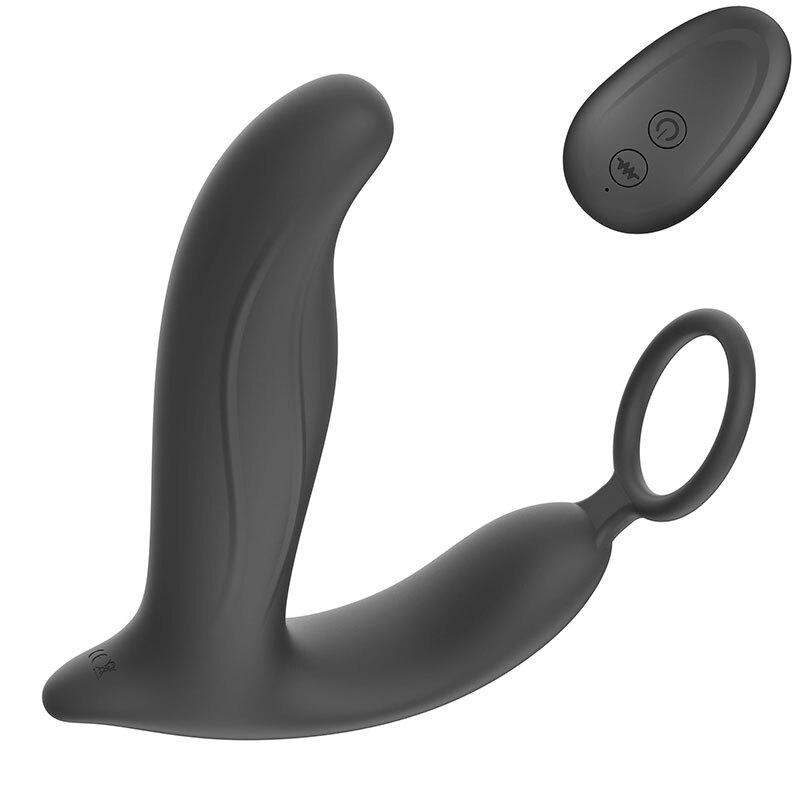 BASIC X Jerry stimulátor prostaty na dálkové ovládání černý