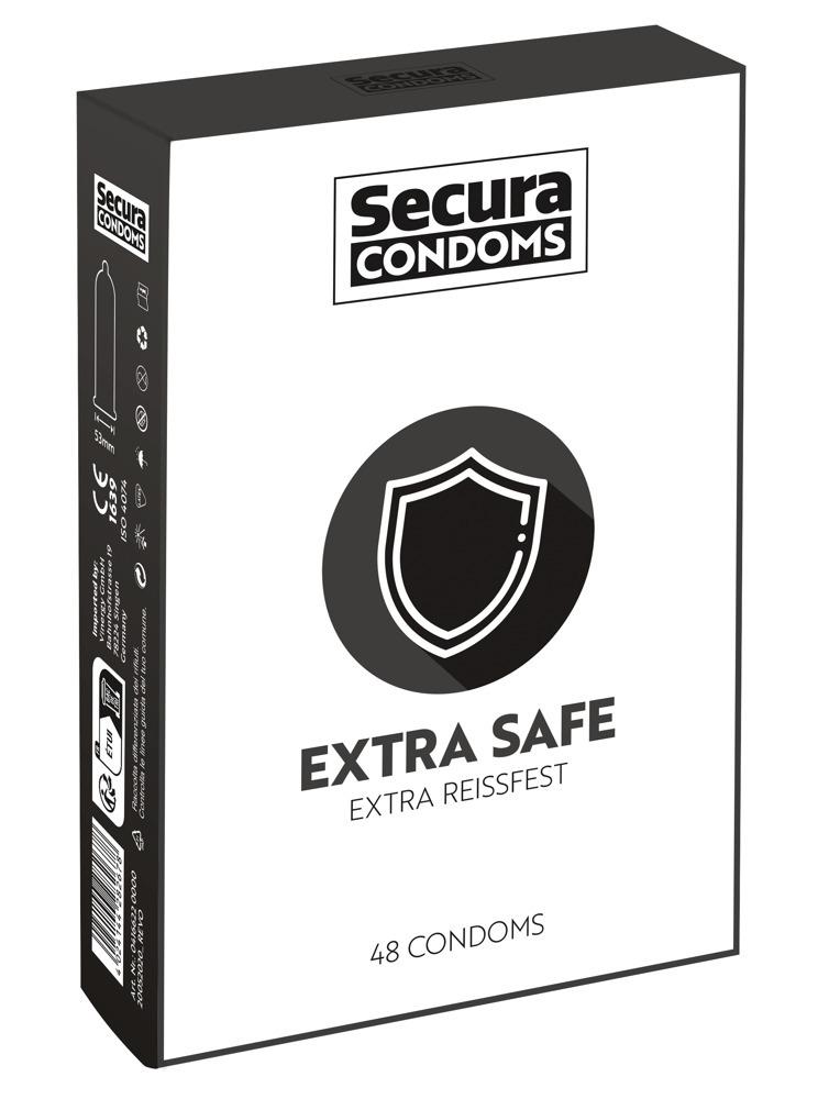 Levně Secura kondomy Extra Safe 48 ks