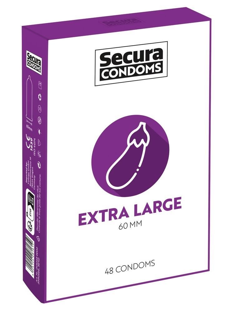 Levně Secura kondomy Extra Large 48 ks