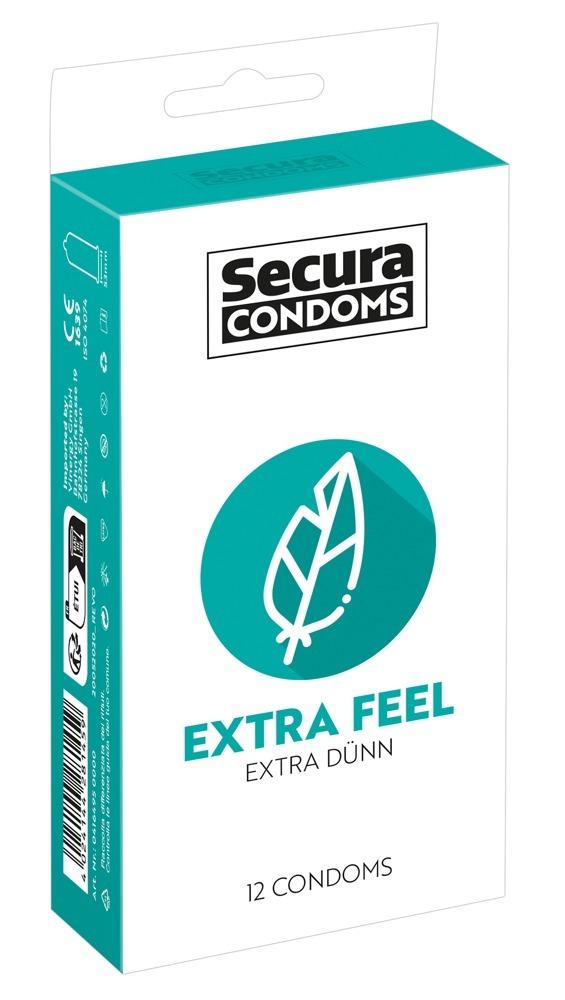 Secura kondomy Extra Feel 12 ks - bezpečné a příjemné užívání