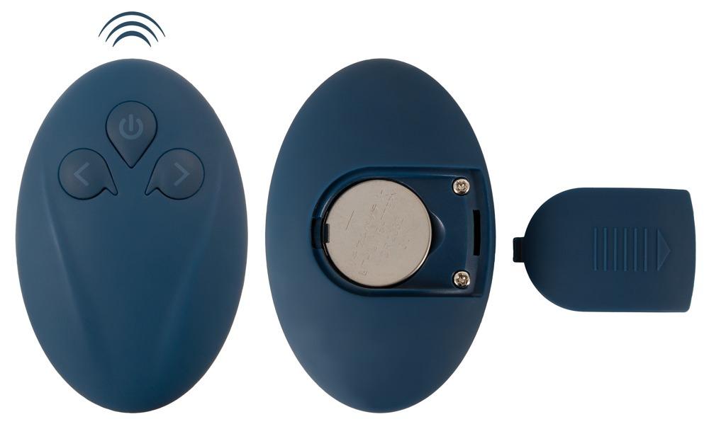 ANOS RC Vibrační anální kolík s přirážením