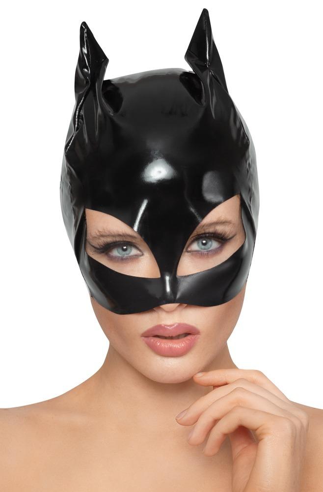 Levně Black Level Vinyl Cat Mask S L