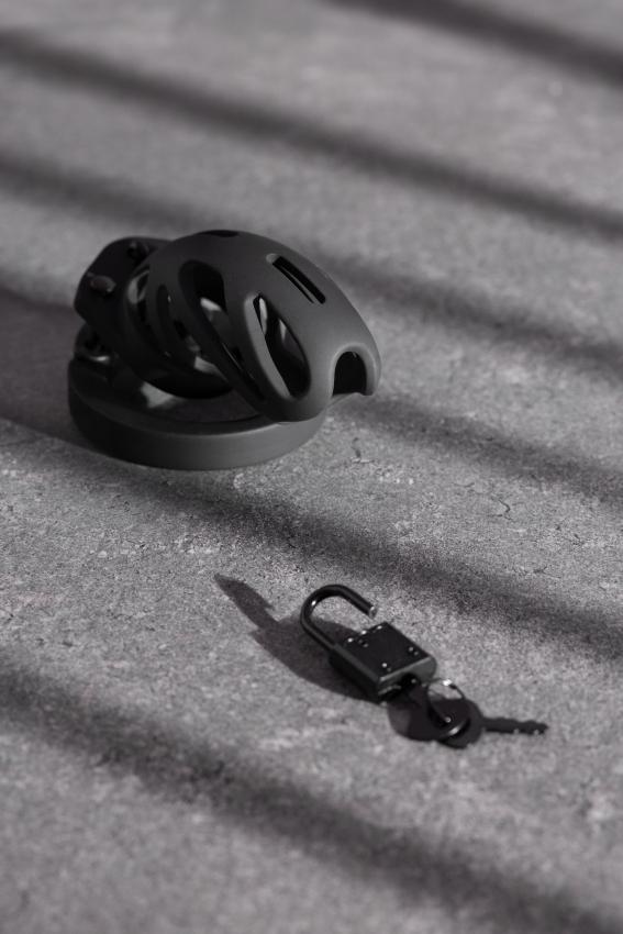 ManCage 24 Klec na penis 9 cm – černá