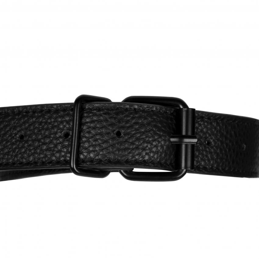 OUCH! Silikonový roubík se svorkami – černý