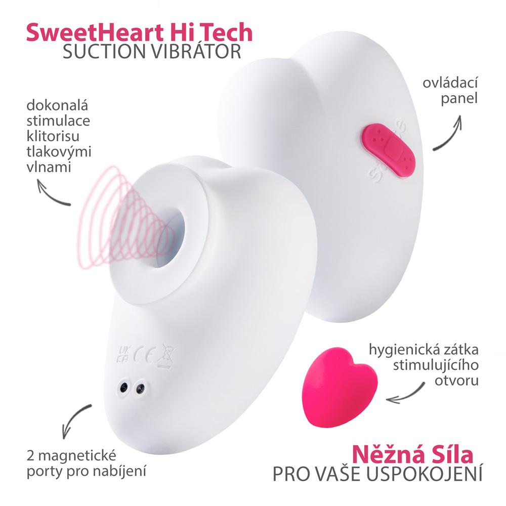 SAUCE SweetHeart Hi-Tech suction vibrátor - Obrázek 2