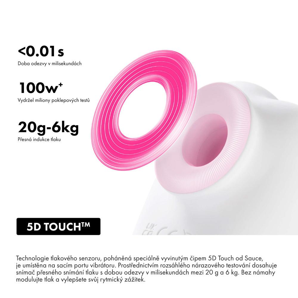 SAUCE SweetHeart Hi-Tech suction vibrátor - Obrázek 5