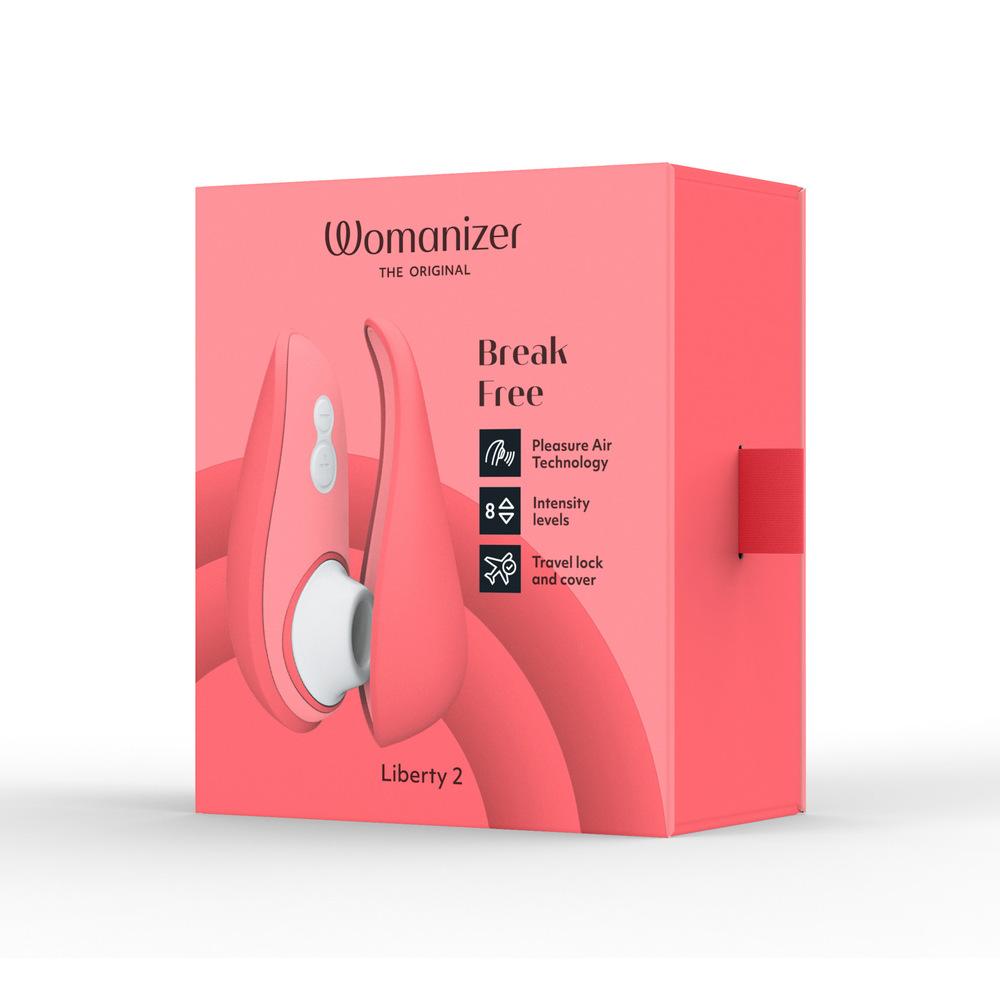 Womanizer Liberty 2 stimulátor na klitoris – Vibrant Rose