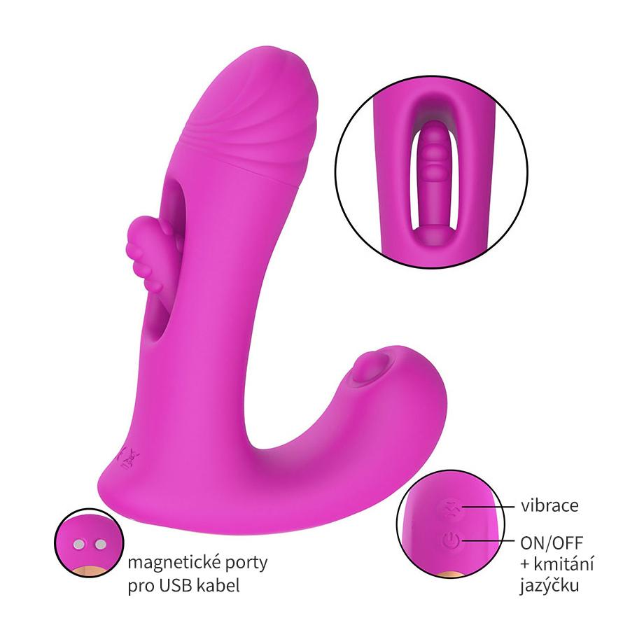 BASIC X TickTack vibrátor do kalhotek růžový - Obrázek 5