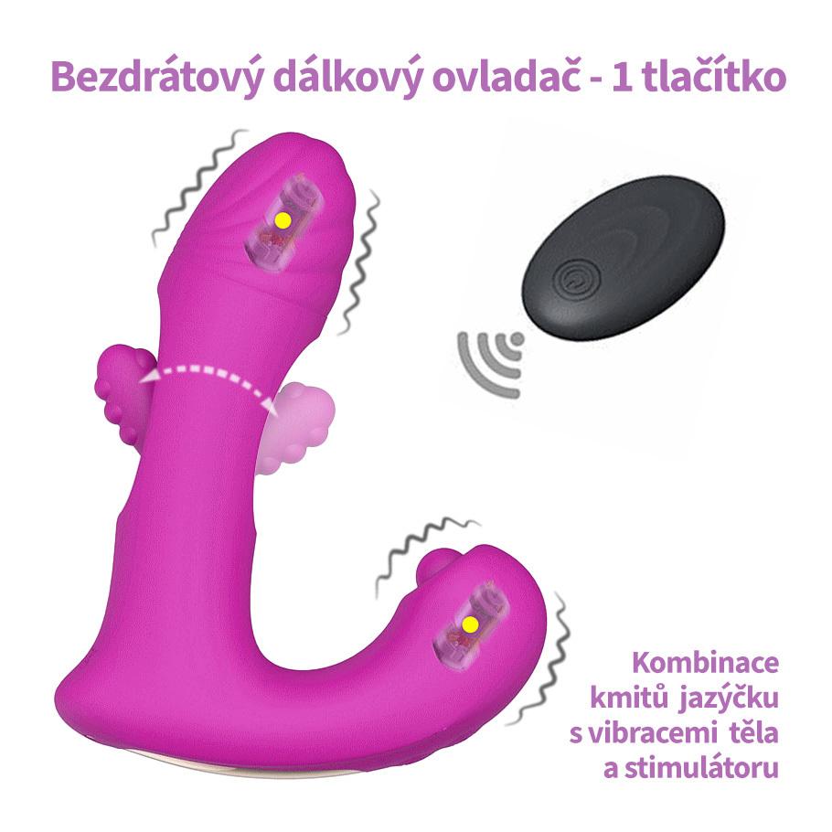 BASIC X TickTack vibrátor do kalhotek růžový - Obrázek 4