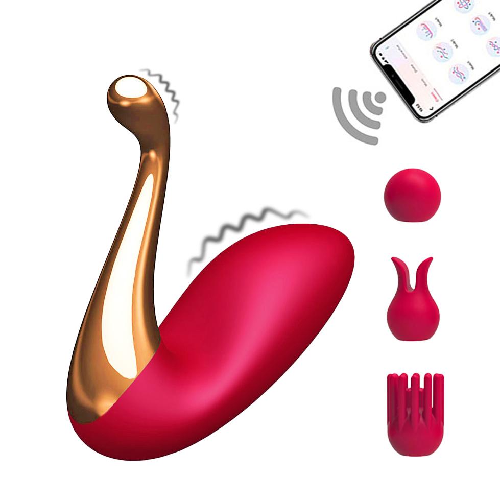 BASIC X The Swan vibrátor na klitoris červený