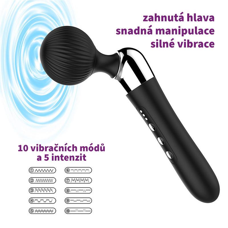 BASIC X Maxlower masážní hlavice černá - Image 4