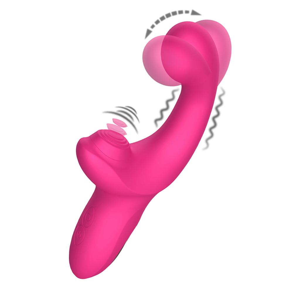 BASIC X Stunner vibrátor na G-bod a klitoris v růžovém provedení