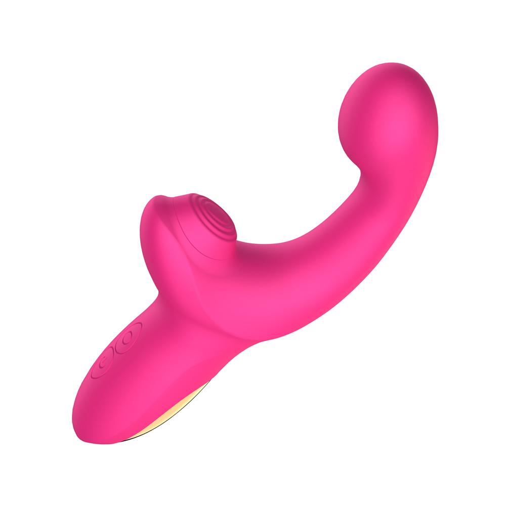 BASIC X Stunner vibrátor na G-bod a klitoris růžový