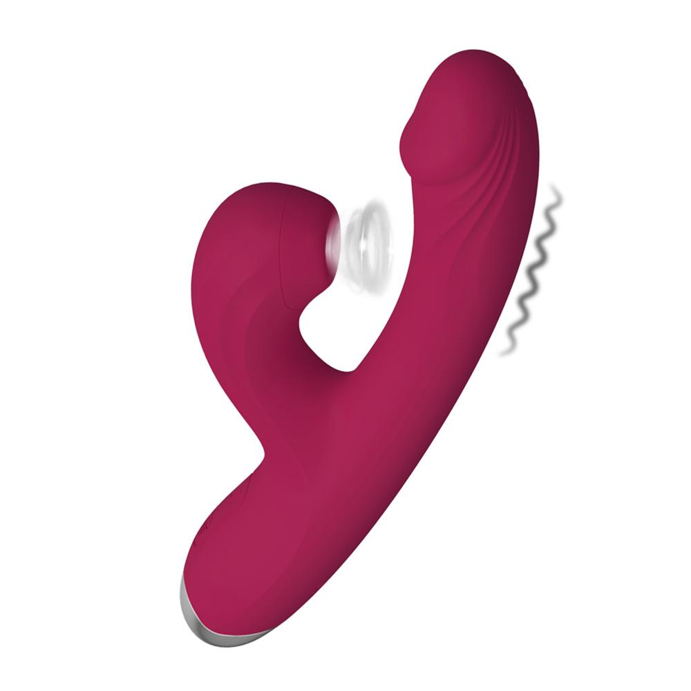 BASIC X vibrátor rabbit s podlakovým stimulátorem klitorisu růžový