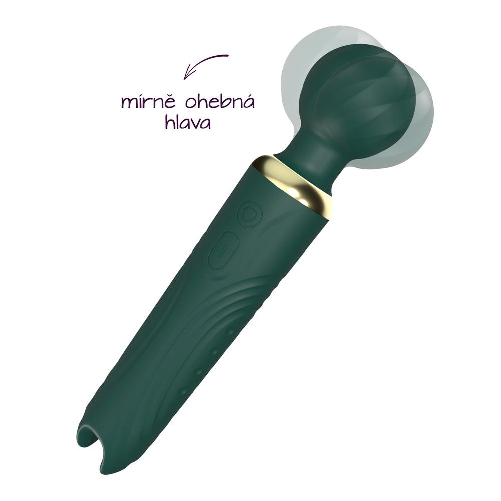 BASIC X Elisa oboustranná masážní hlavice zelená - Obrázek 4