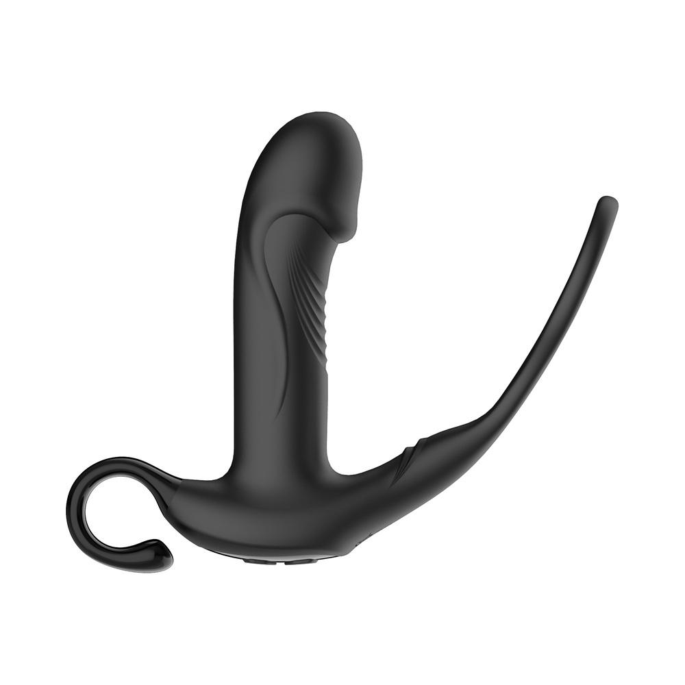 BASIC X Levante vibrační stimulátor prostaty s pulzacemi černý