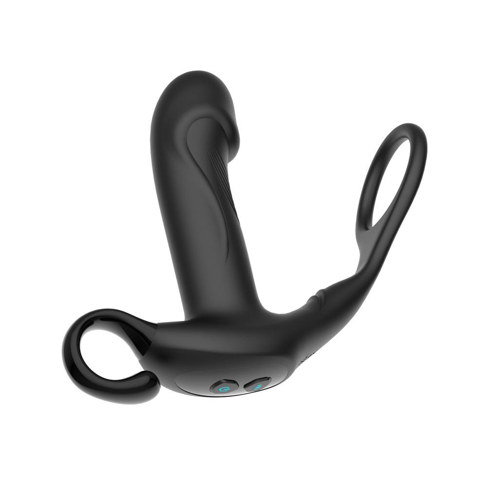 BASIC X Levante vibrační stimulátor prostaty s pulzacemi černý