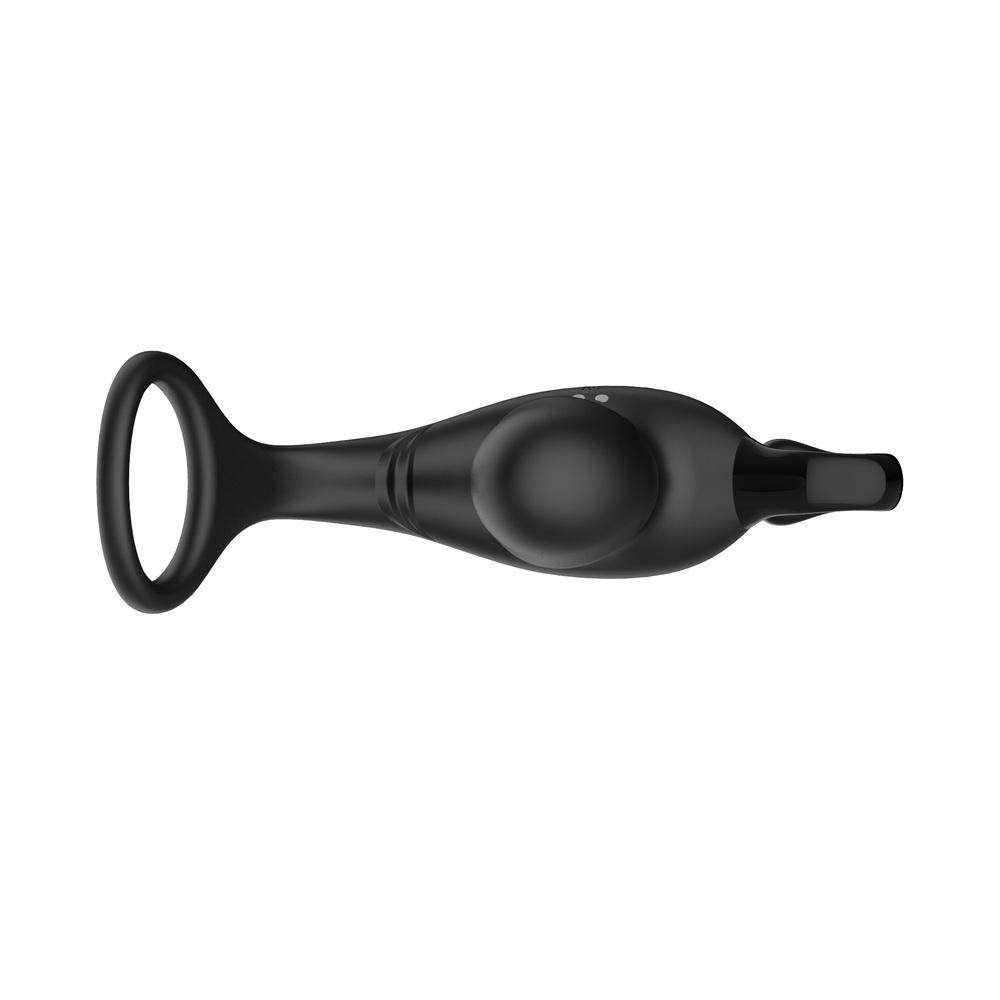 BASIC X Levante vibrační stimulátor prostaty s pulzacemi černý